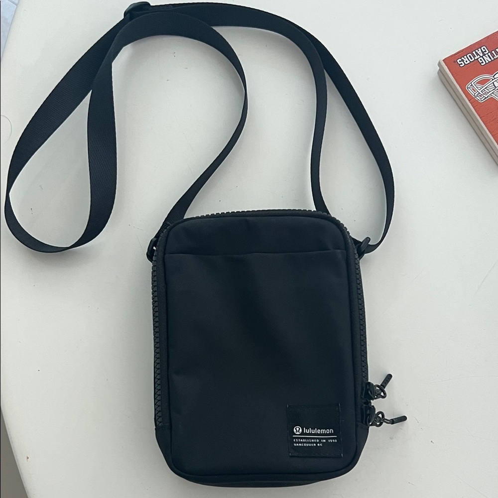 lululemon Black cross body mini Bag